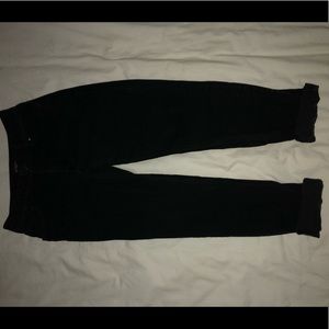 Black high waisted mom jean